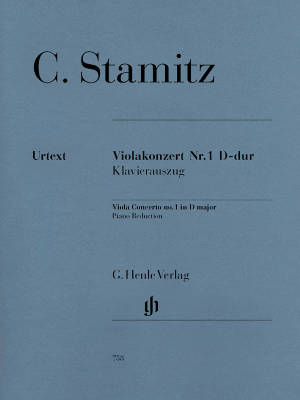 G. Henle Verlag - Concerto pour alto no. 1 D majeur - Stamitz /Gertsch, Weibezahn /Weber - Rduction pour alto et piano - Partitions