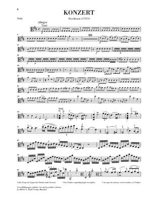 Viola Concerto no. 1 D major - Stamitz /Gertsch, Weibezahn /Weber - Viola/Piano Reduction - Sheet Music