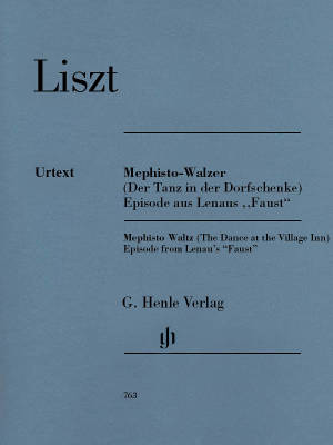 G. Henle Verlag - Valse Mephisto - Liszt/Gertsch/Giglberger - Piano - Livre
