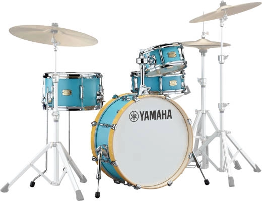 Yamaha - Stage Custom Hip 4-Piece Shell Pack (20,10,13,SD) - Matte Surf Green