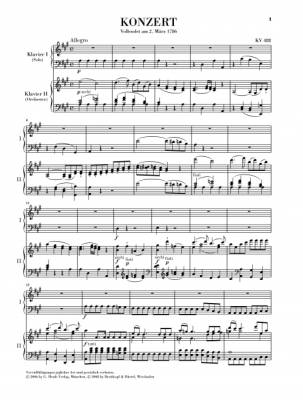 Piano Concerto A major K. 488 - Mozart/Heinemann/Schiff - Piano/Piano Reduction (2 Pianos, 4 Hands) - Book
