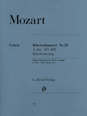 G. Henle Verlag - Piano Concerto A major K. 488 - Mozart/Heinemann/Schiff - Piano/Piano Reduction (2 Pianos, 4 Hands) - Book