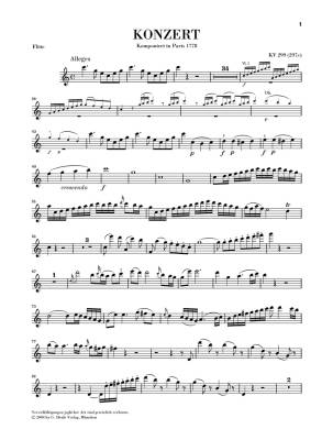 Concerto C major K. 299 (297c) - Mozart/Adorjan - Flute/Harp/Piano Reduction - Parts Set