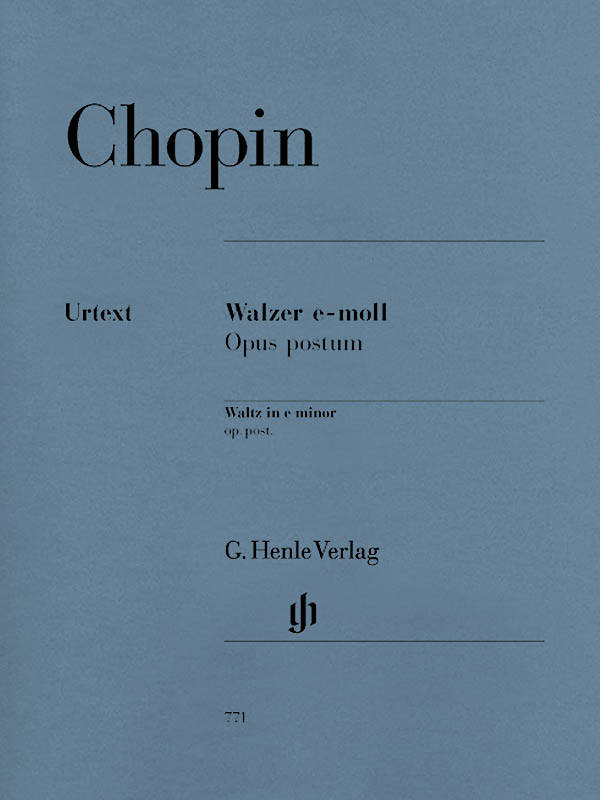 Waltz e minor op. post. - Chopin /Zimmermann /Theopold - Piano - Sheet Music