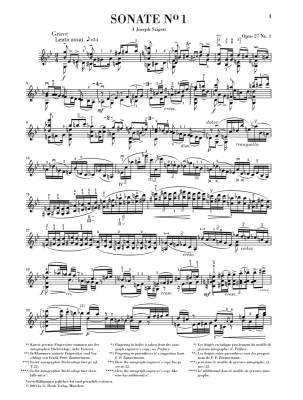 Six Sonatas op. 27 - Ysaye/Gertsch - Violin - Book