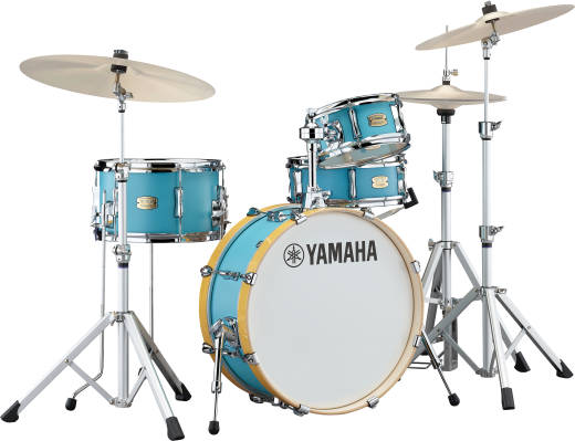 Stage Custom Hip 4-Piece Drum Kit (20,10,13,SD) with Hardware and EAD10 Module - Matte Surf Green