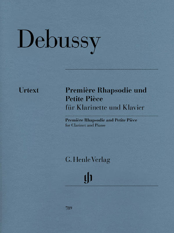 Premiere Rhapsodie and Petite Piece - Debussy/Heinemann - Clarinet/Piano - Book