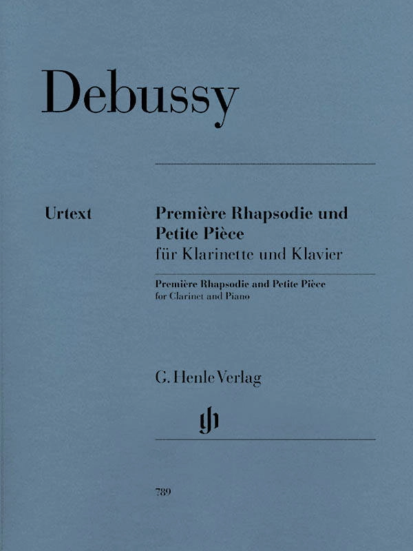 Premiere Rhapsodie and Petite Piece - Debussy/Heinemann - Clarinet/Piano - Book