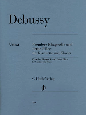G. Henle Verlag - Premiere Rhapsodie and Petite Piece - Debussy/Heinemann - Clarinet/Piano - Book