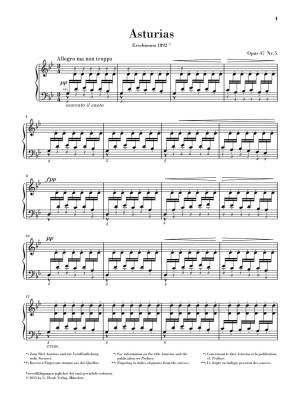 Asturias - Albeniz/Scheideler - Piano - Sheet Music