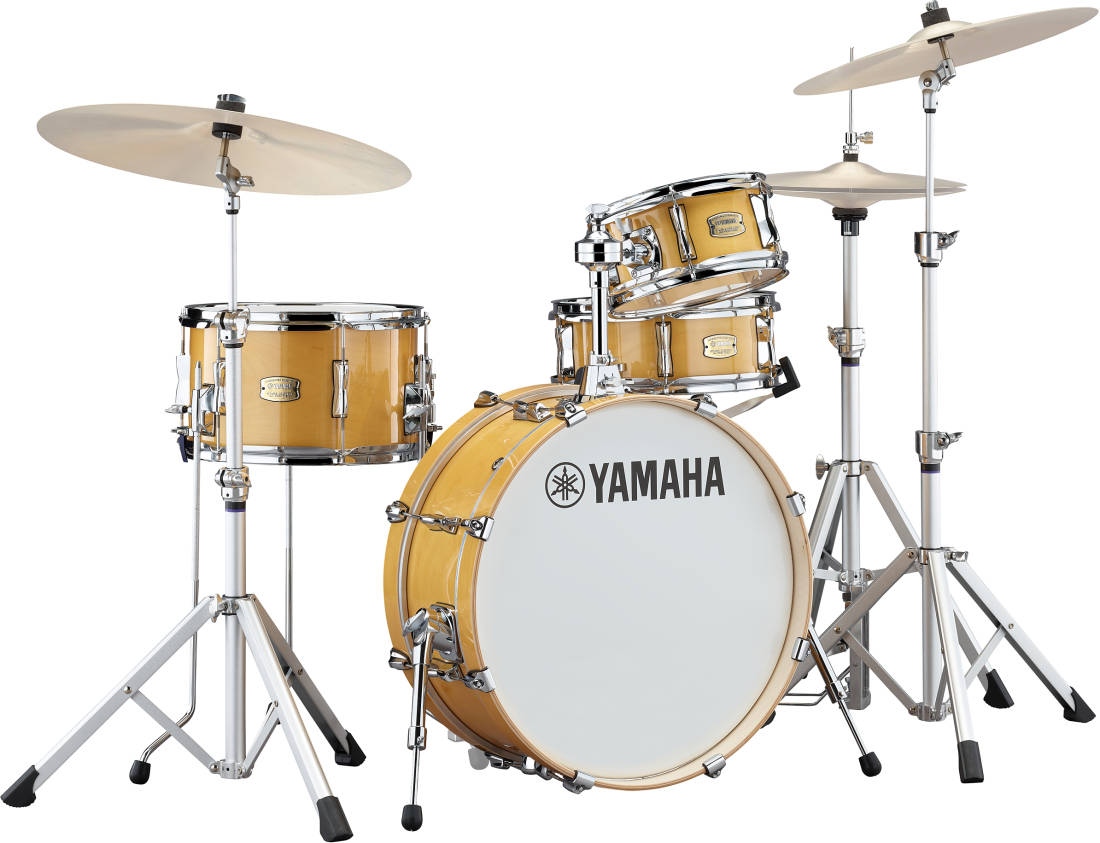 Stage Custom Hip 4-Piece Drum Kit (20,10,13,SD) with Hardware and EAD10 Module - Natural