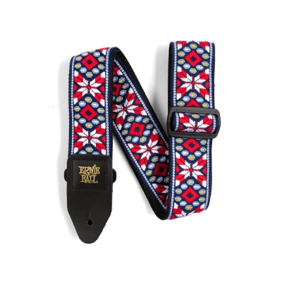 Ernie Ball - Taos Fire Red Jacquard Strap