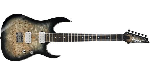 ギター ibanez Premium RG1121PB Ibanez RG1121PB-CKB Premium - Charcoal Black Burst | Long