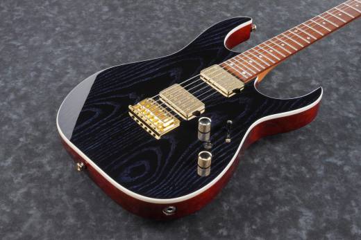 RG421HPAH Electric Guitar - Blue Wave Black