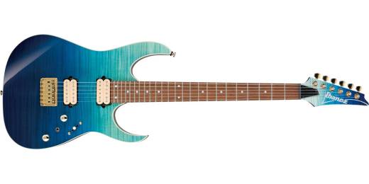 Ibanez - RG421HPFM 6-String Electric Guitar - Blue Reef Gradation