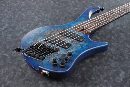 EHB1505MS EHB 5-String Multiscale Bass - Pacific Blue Burst Flat