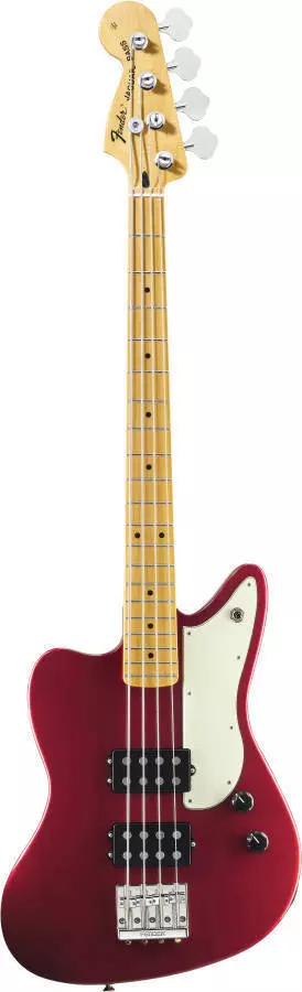 Fender Pawn Shop Series Reverse Jaguar Bass - Candy Apple Red