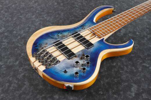 BTB845 5-String Bass - Cerulean Blue Burst Low Gloss