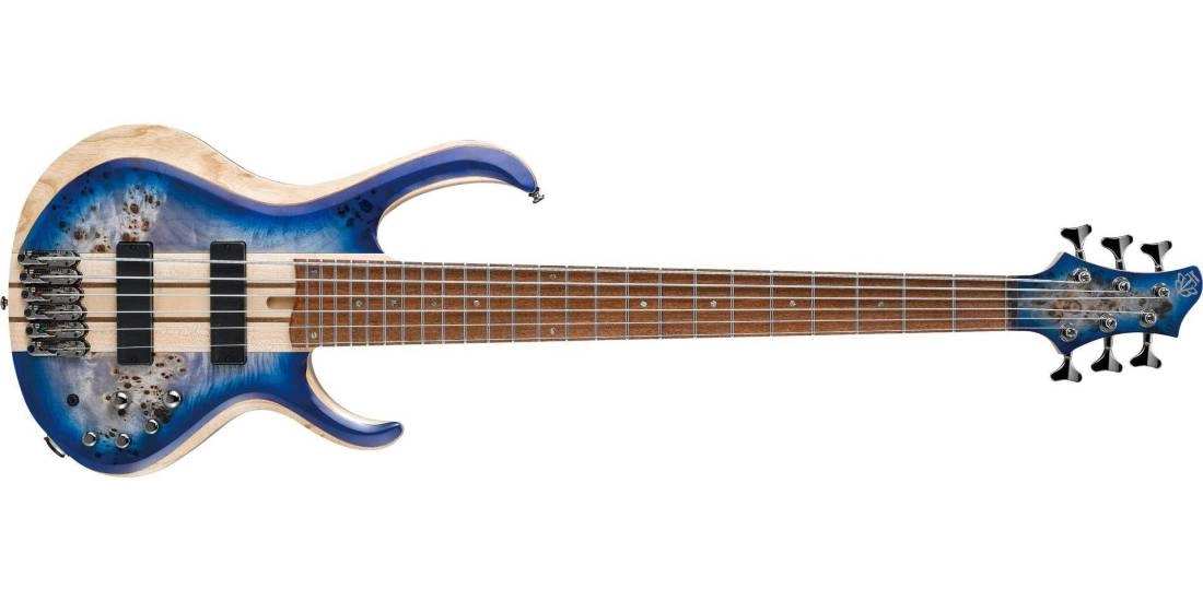 BTB846 6-String Bass - Cerulean Blue Burst Low Gloss