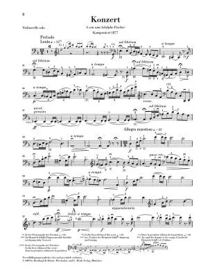 Violoncello Concerto d minor - Lalo/Jost/Schiff - Cello/Piano Reduction - Sheet Music