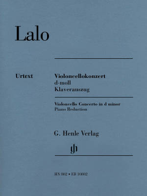 G. Henle Verlag - Violoncello Concerto d minor - Lalo/Jost/Schiff - Cello/Piano Reduction - Sheet Music