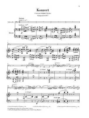 Violoncello Concerto d minor - Lalo/Jost/Schiff - Cello/Piano Reduction - Sheet Music