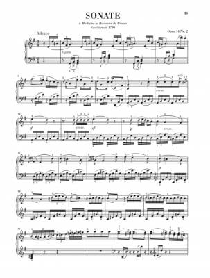 Piano Sonatas no. 9 E major op. 14 no. 1 and no. 10 G major op. 14 no. 2 - Beethoven/Gertsch/Perahia - Piano - Sheet Music