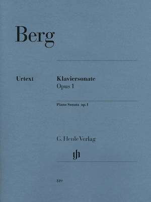 G. Henle Verlag - Piano Sonata op. 1 - Berg/Scheideler - Piano - Sheet Music
