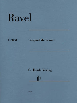 G. Henle Verlag - Gaspard de la nuit - Ravel/Jost - Piano - Livre