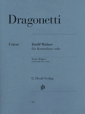 G. Henle Verlag - Twelve Waltzes for Double Bass Solo - Dragonetti/Glocker - Book