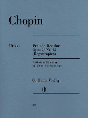 Prelude D flat major op. 28 no. 15 (Raindrop) - Chopin /Mullemann /Keller - Piano - Sheet Music