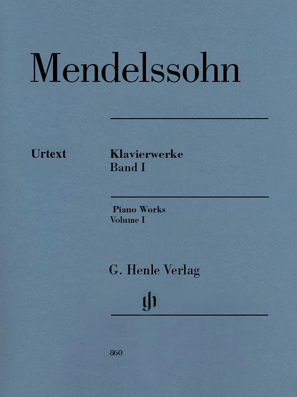 Piano Works, Volume I - Mendelssohn - Piano - Book