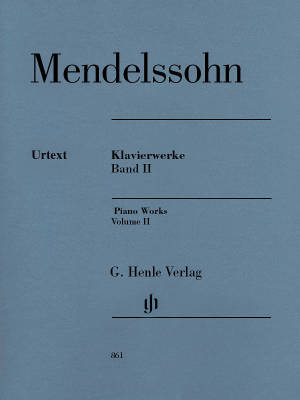 Piano Works, Volume II - Mendelssohn - Piano - Book