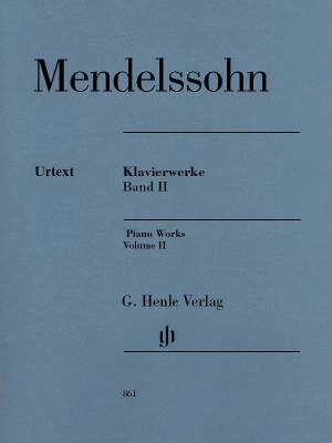 G. Henle Verlag - Piano Works, Volume II - Mendelssohn - Piano - Book