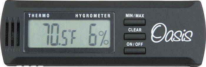 Digital Hygrometer w/ Case Clip