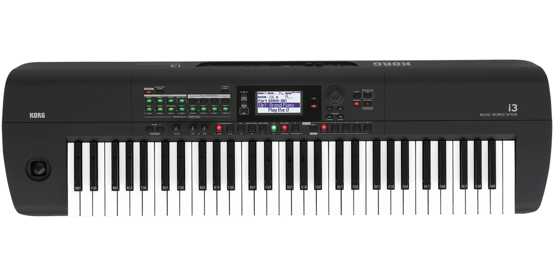 i3 61-Key Beginner Music Workstation - Matte Black