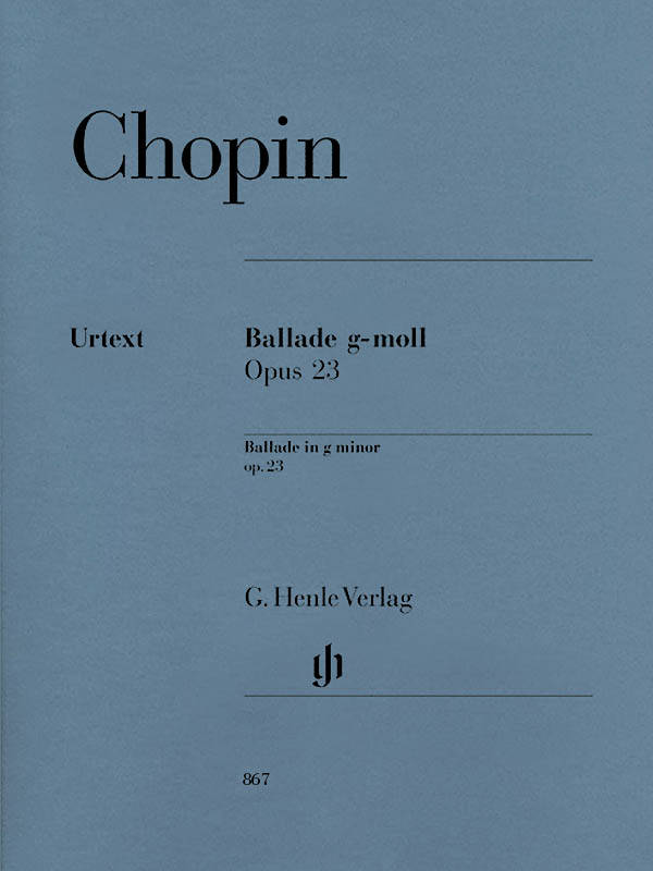 Ballade g minor op. 23 - Chopin /Mullemann /Theopold - Piano - Book