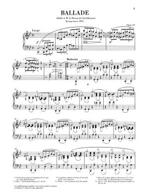Ballade g minor op. 23 - Chopin /Mullemann /Theopold - Piano - Book