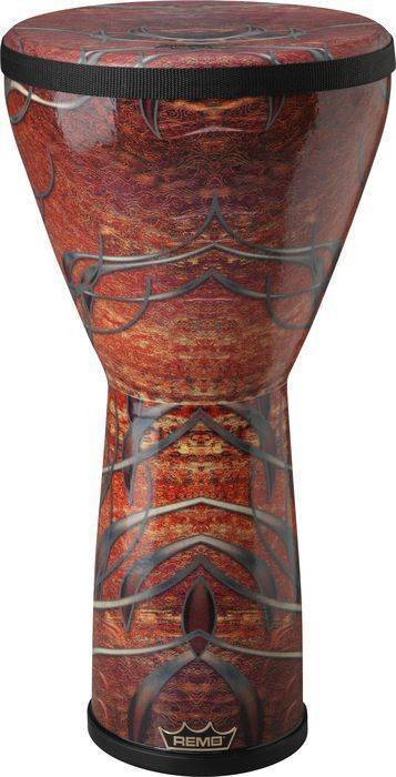 10 inch Designer Tuned Djembe - Red Forge