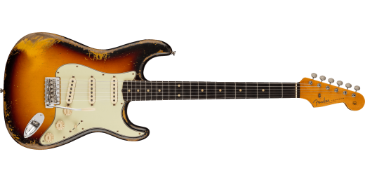 Fender Custom Shop - 1960 Stratocaster Heavy Relic with Rosewood Fingerboard - Faded Aged 3-Colour Sunburst