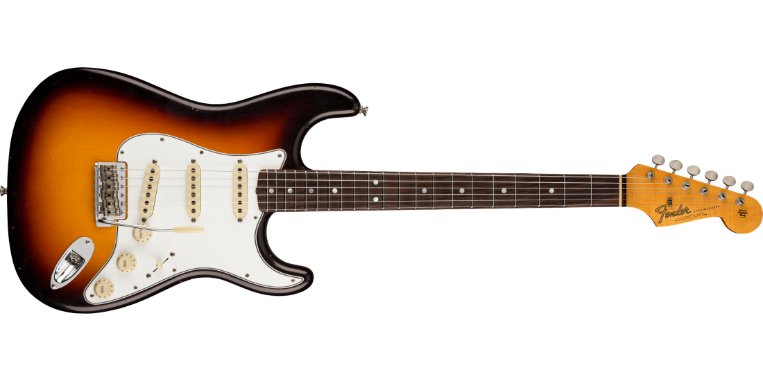 1964 Stratocaster Journeyman Relic - Faded 3-Colour Sunburst