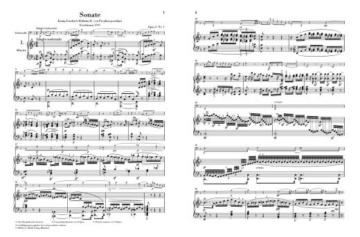 Violoncello Sonatas - Beethoven/Dufner/Geringas - Cello/Piano - Book