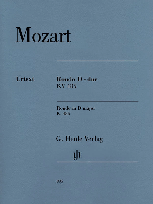 Rondo D major K. 485 - Mozart /Scheideler /Lampe - Piano - Sheet Music