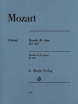 G. Henle Verlag - Rondo D major K. 485 - Mozart /Scheideler /Lampe - Piano - Sheet Music