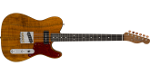 Fender Custom Shop - Artisan P90 Koa Telecaster, Fiji Mahogany Body with AAAA Figured Koa Top, Ebony Fingerboard - Aged Natural