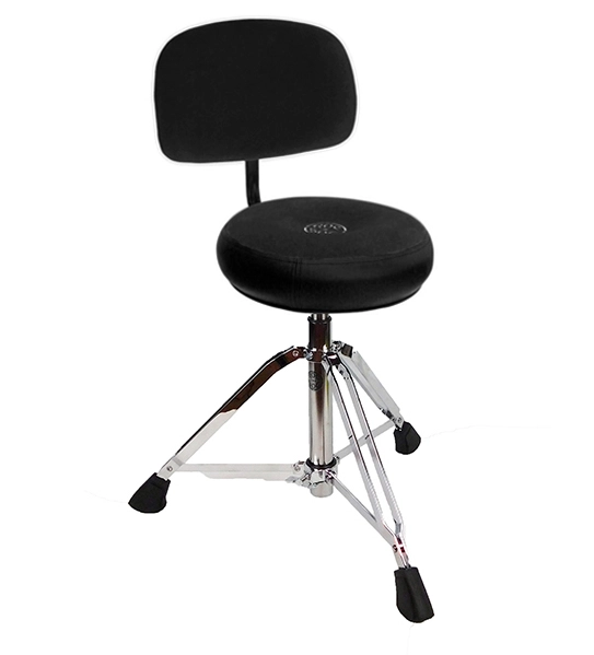 Nitro Round Throne with Backrest - Black