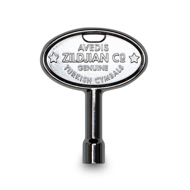 Chrome Drum Key wtih Zildjian Trademark Logo