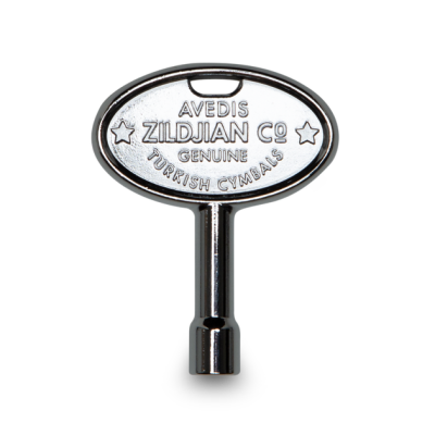 Chrome Drum Key wtih Zildjian Trademark Logo