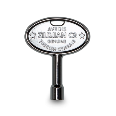 Zildjian - Chrome Drum Key wtih Zildjian Trademark Logo