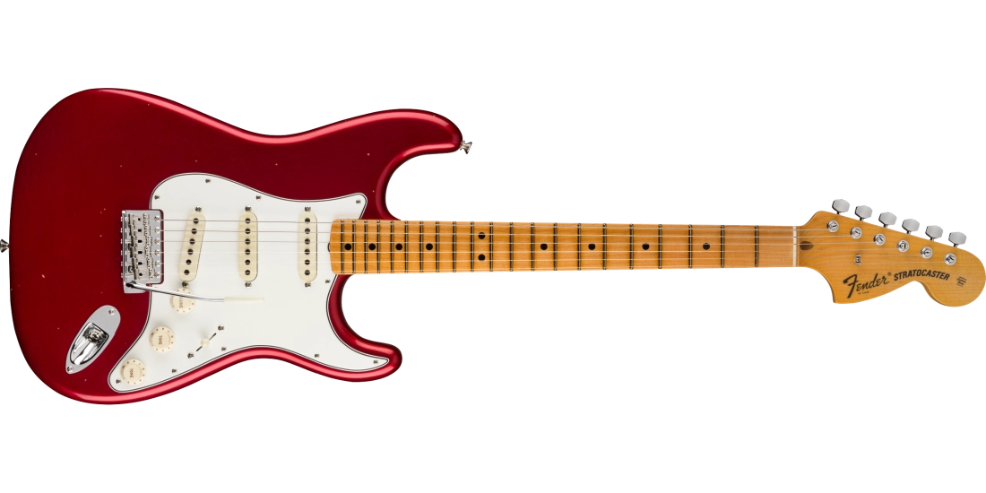 1970 Stratocaster Journeyman Relic with Maple Fingerboard - Aged Firemist Red